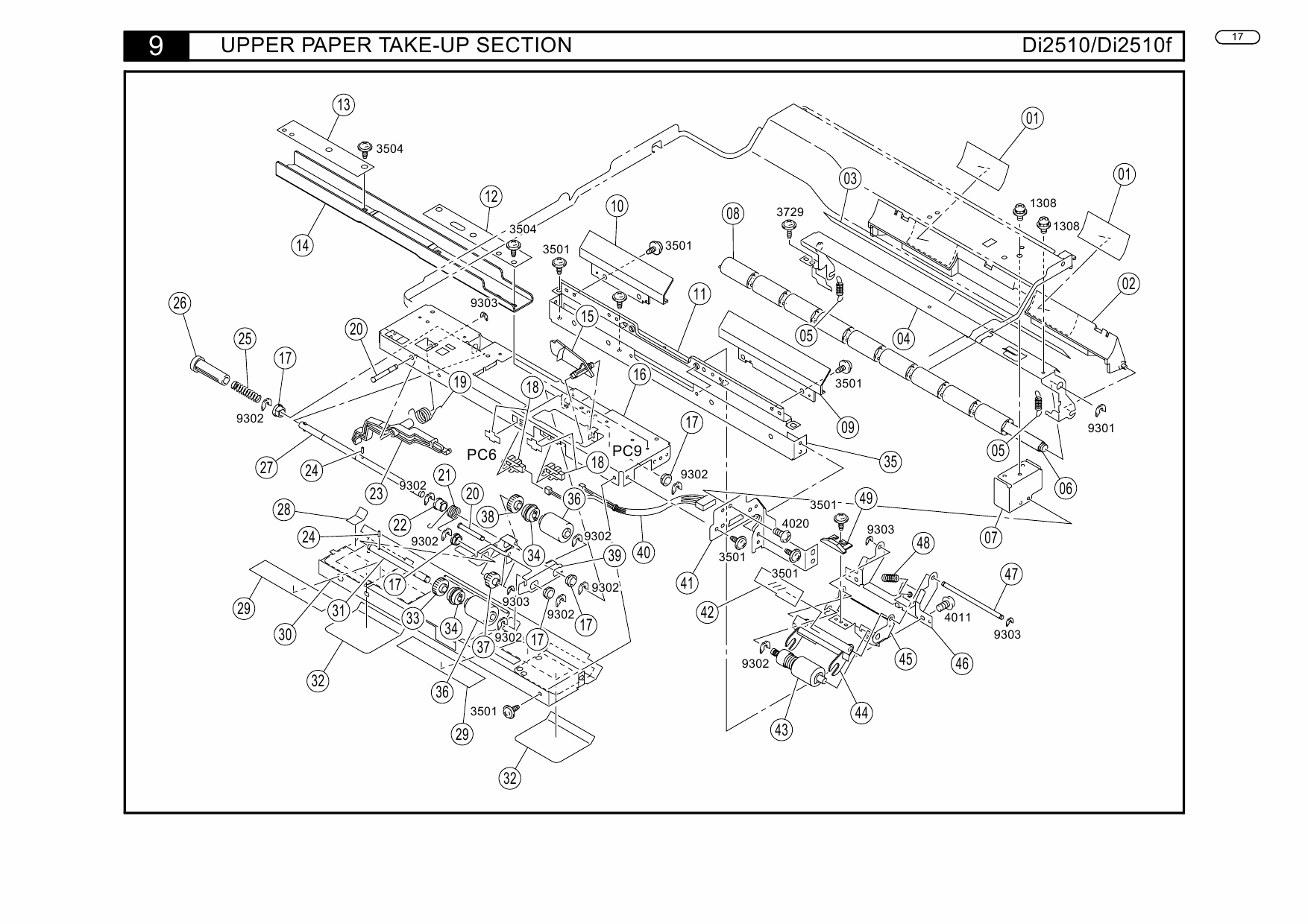 Konica-Minolta MINOLTA Di2510 Di2510f Parts Manual-4